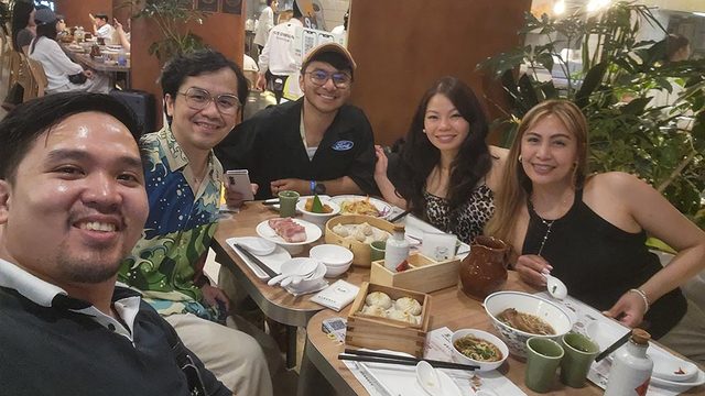 Ken Osh Tan with friends
